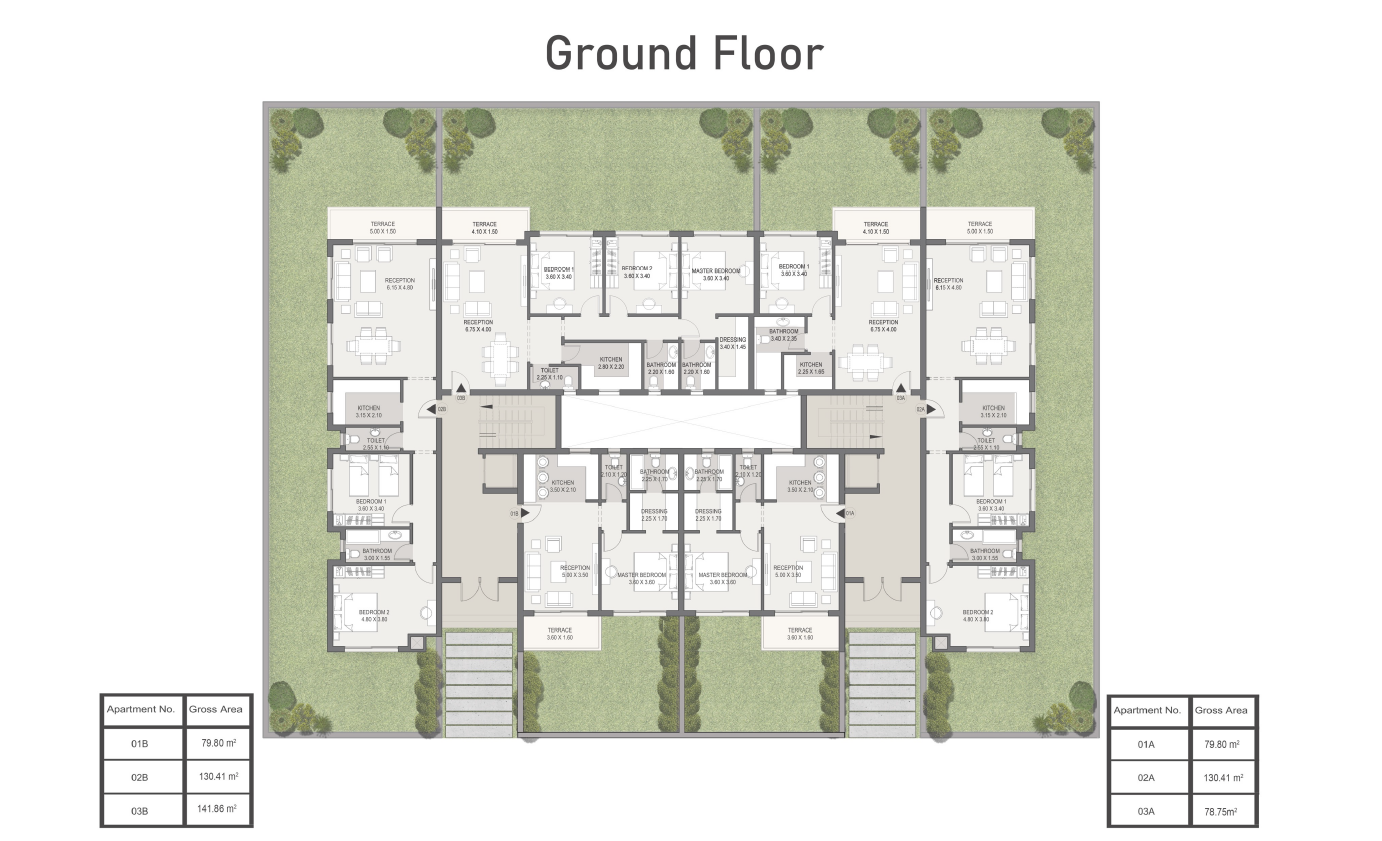 Floor plan for apartment at Sarai