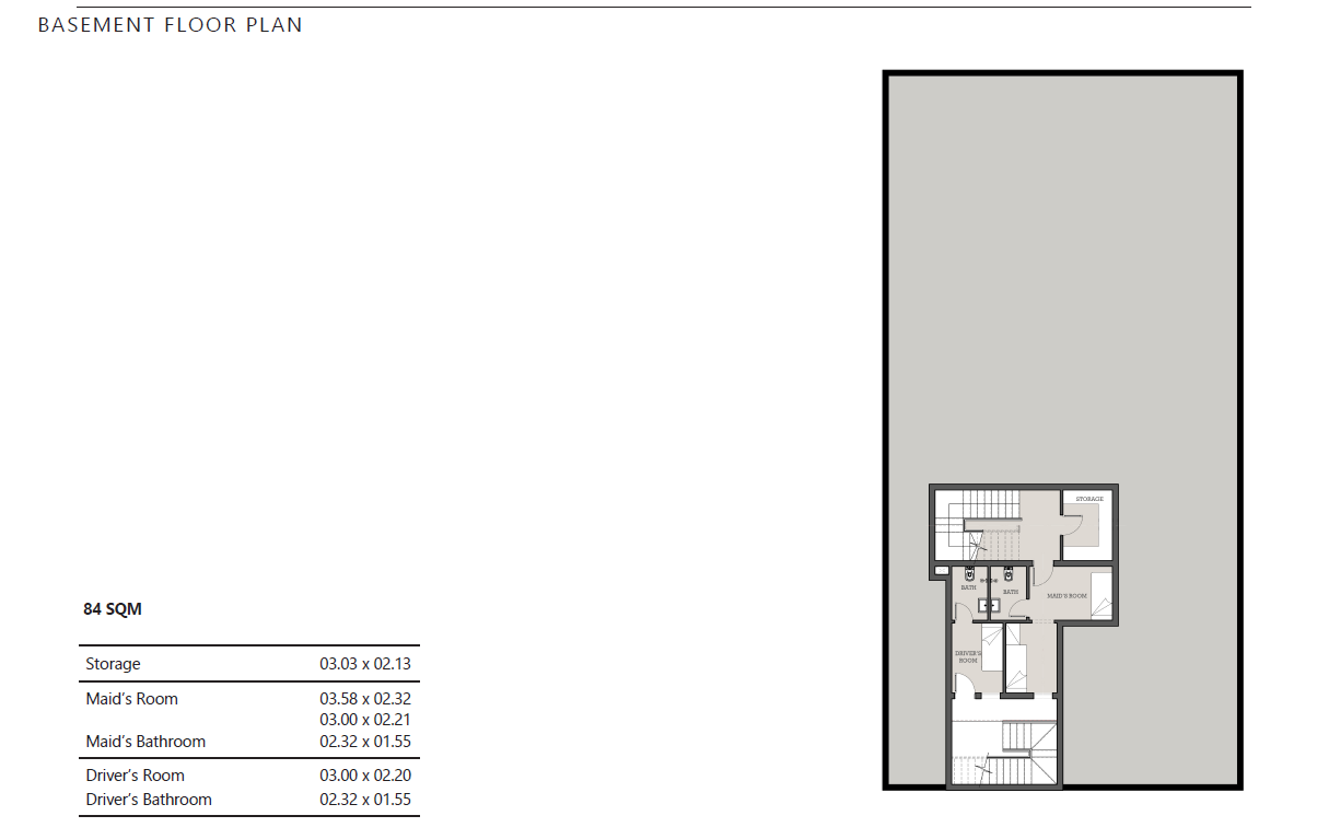 Floor plan for villa at The Waterway North Coast