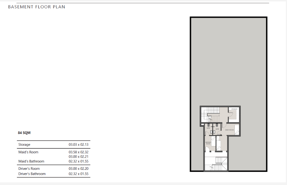 Floor plan for villa at The Waterway North Coast