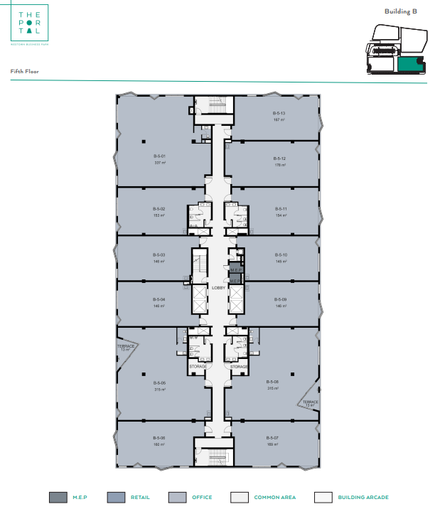 Floor plan for  at Westown The Portal