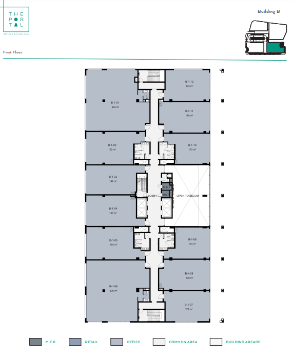 Floor plan for  at Westown The Portal