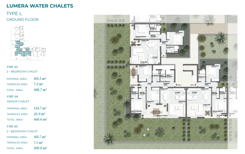 Floor plan for chalet at Solare