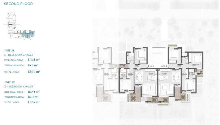 Floor plan for chalet at Solare