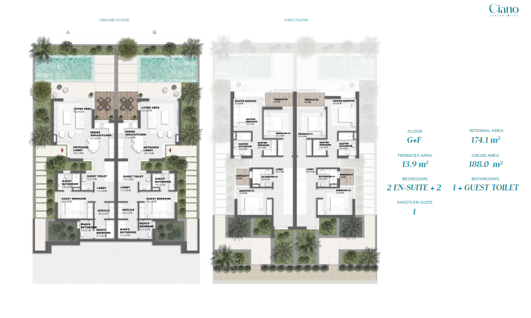 Floor plan for  at Solare