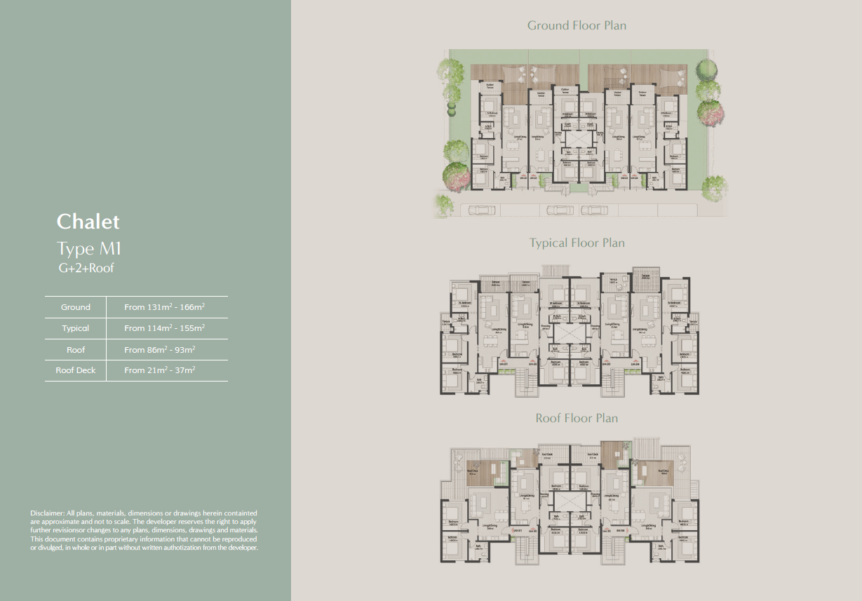 Floor plan for chalet at Masaya