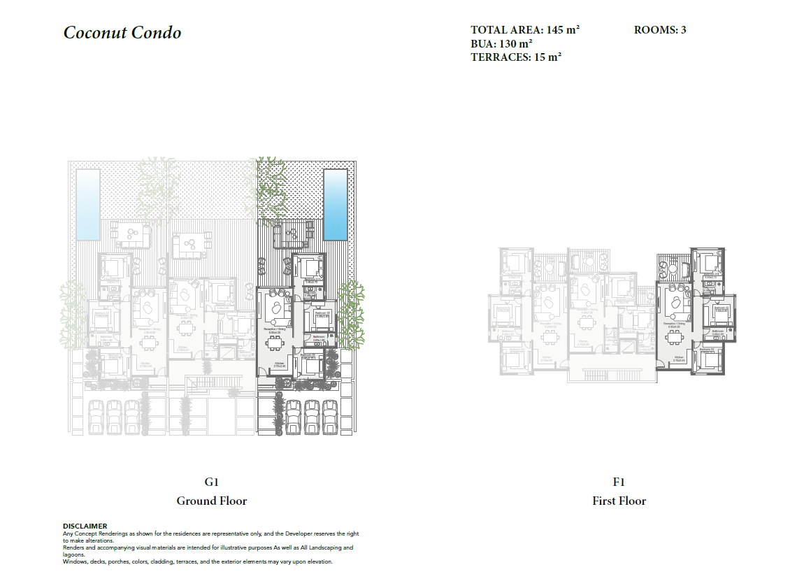 Floor plan for chalet at Zoya Ghazala Bay
