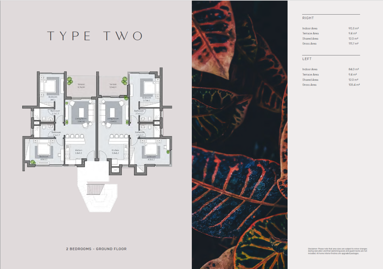 Floor plan for apartment at Reef Town