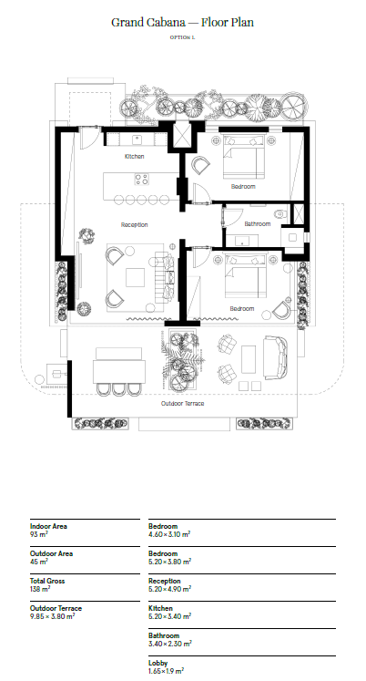 Floor plan for  at Blanca