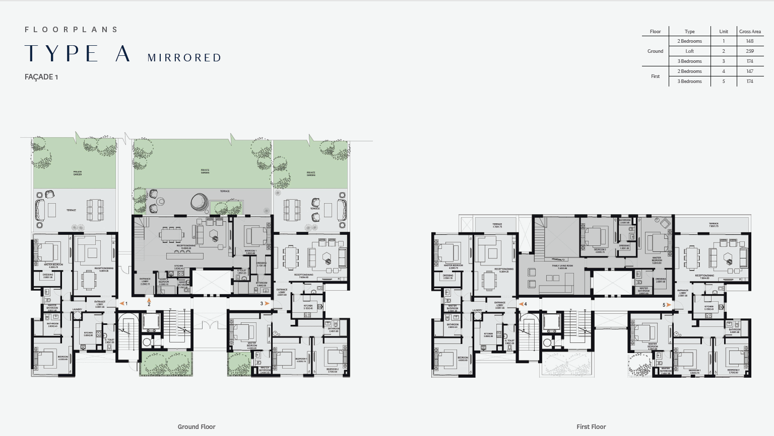 Floor plan for apartment at O West Orascom