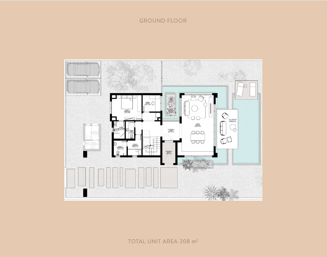 Floor plan for villa at The Nines