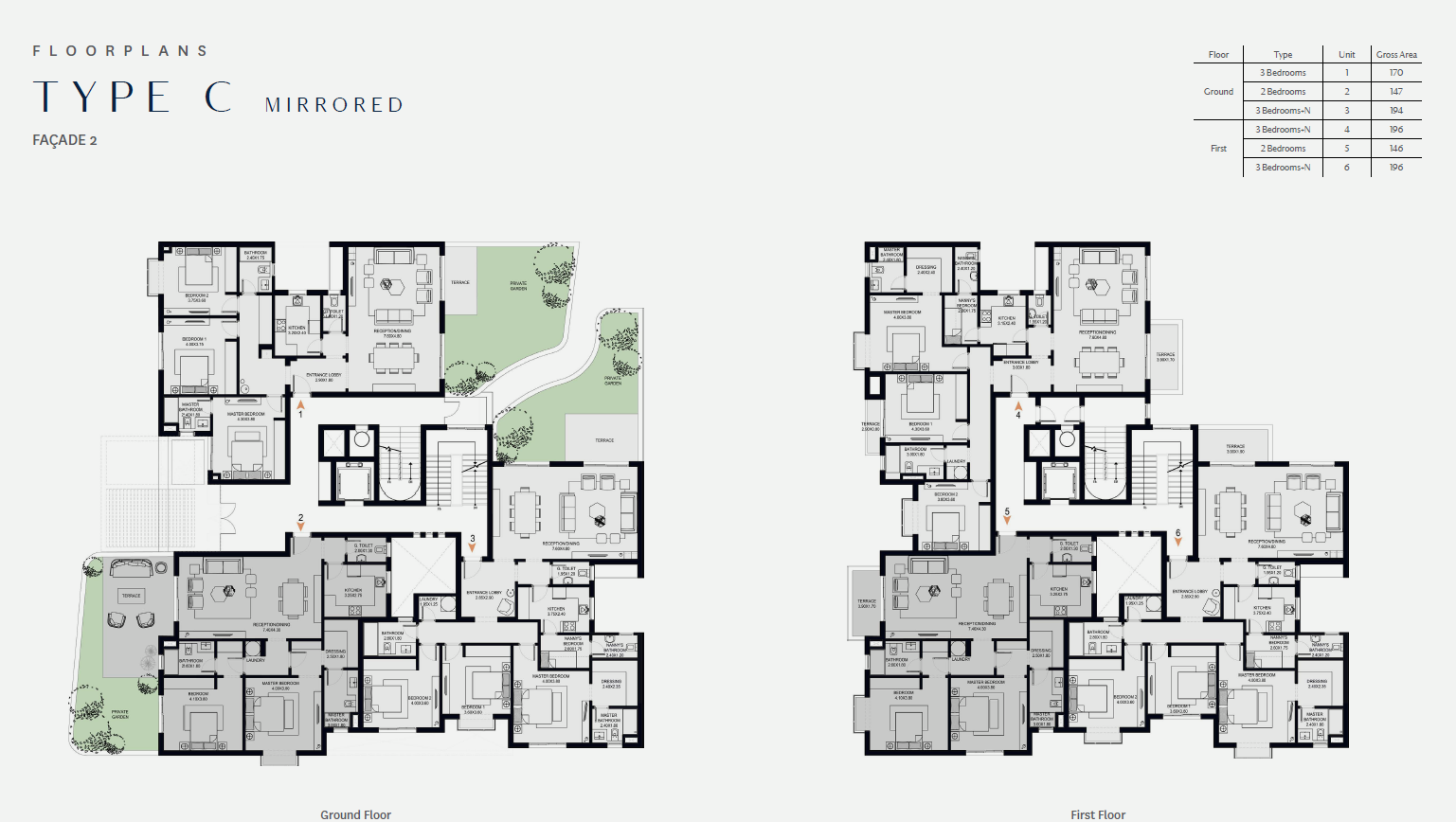 Floor plan for apartment at O West Orascom