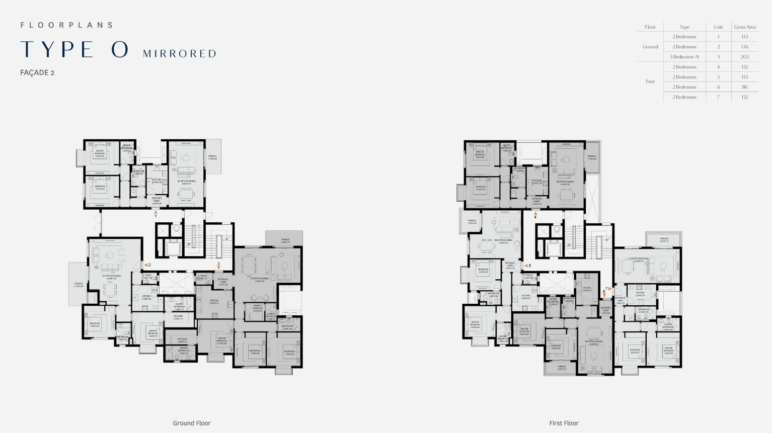 Floor plan for apartment at O West Orascom