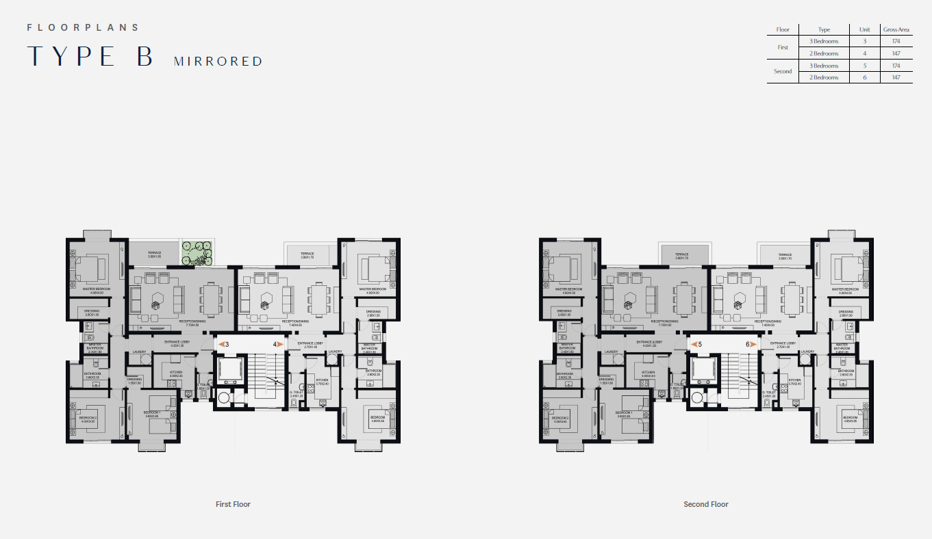 Floor plan for apartment at O West Orascom