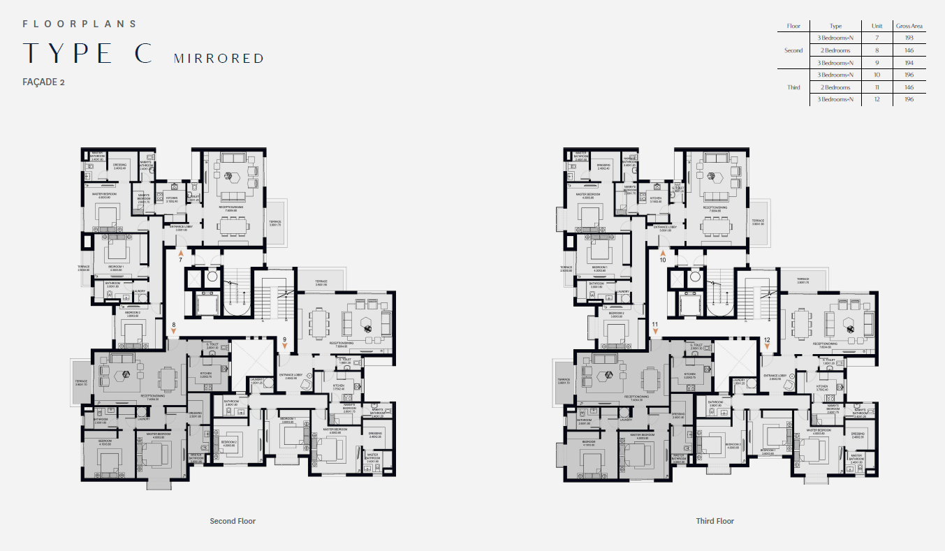 Floor plan for apartment at O West Orascom