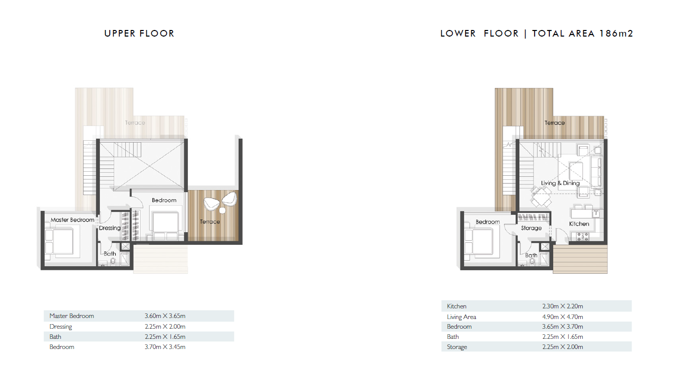 Floor plan for chalet at Baymount