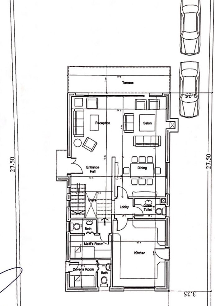 Floor plan for villa at New Giza