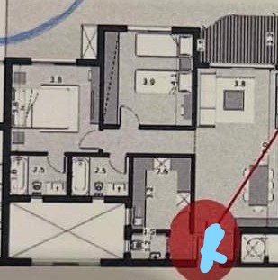 Floor plan for apartment at Bloomfields