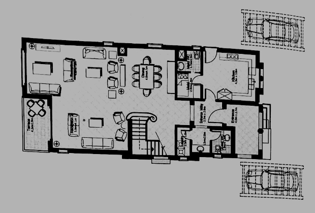 Floor plan for villa at City Gate