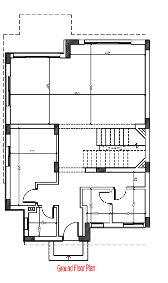 Floor plan for townhouse at DISTRICT 5