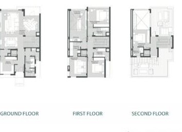 Floor plan for  at The RIDGE Villas