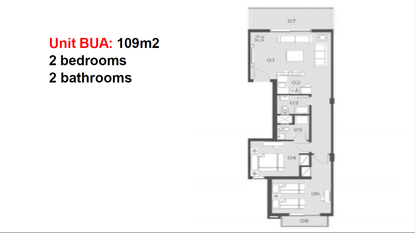 Floor plan for chalet at The Groove