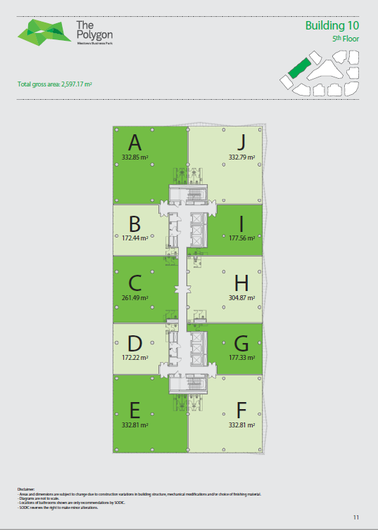 Floor plan for  at The Polygon