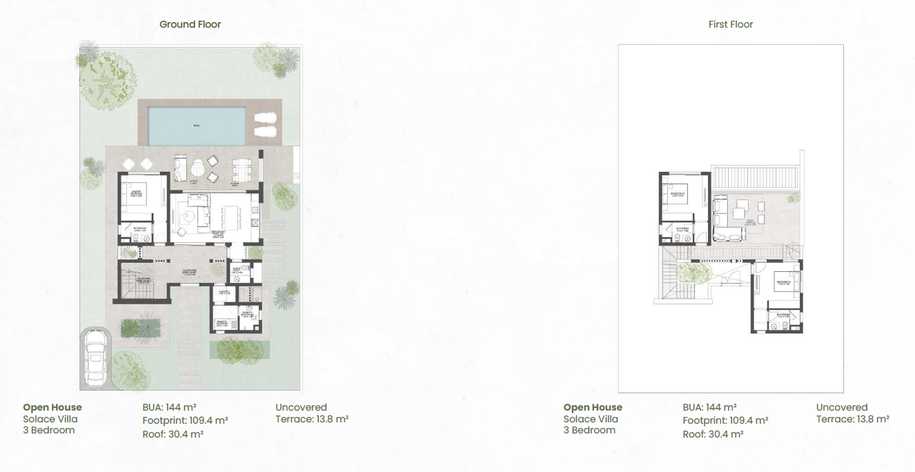 Floor plan for villa at Makadi Heights