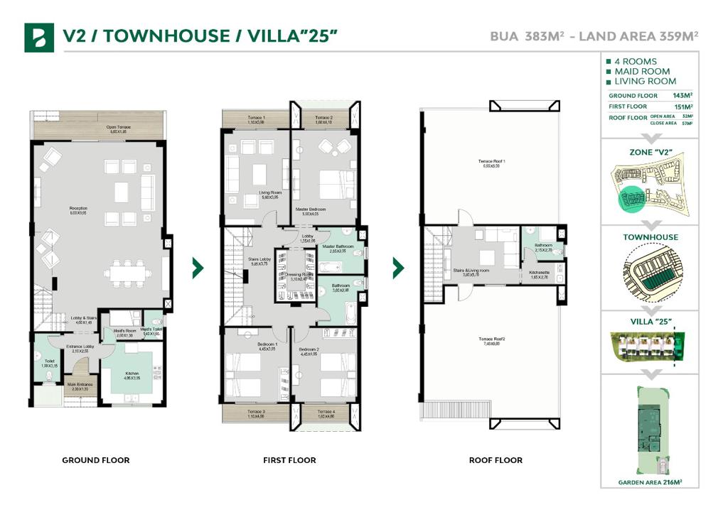 Floor plan for townhouse at Boardwalk