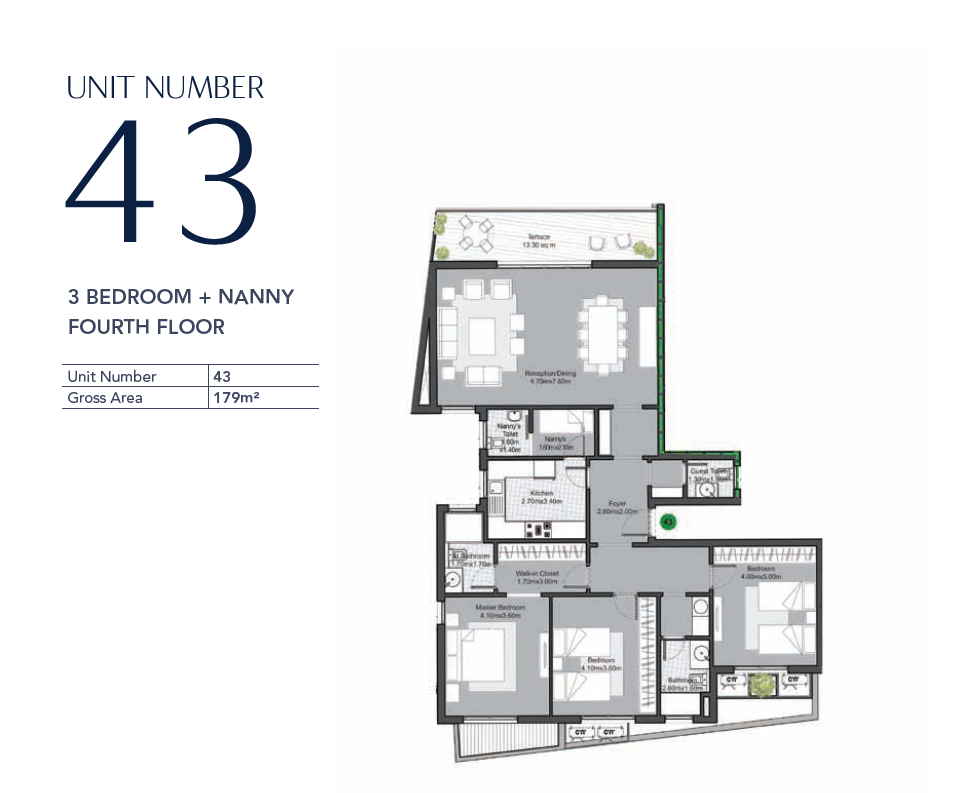 Floor plan for apartment at V Residences By Villette