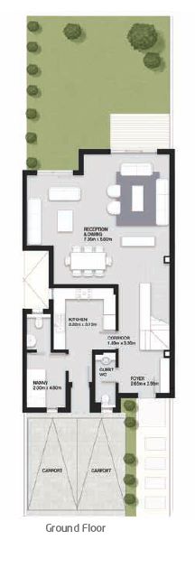 Floor plan for townhouse at VYE SODIC