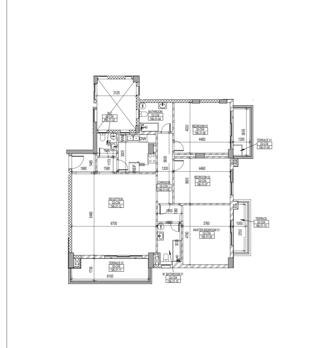 Floor plan for apartment at Swanlake Residences
