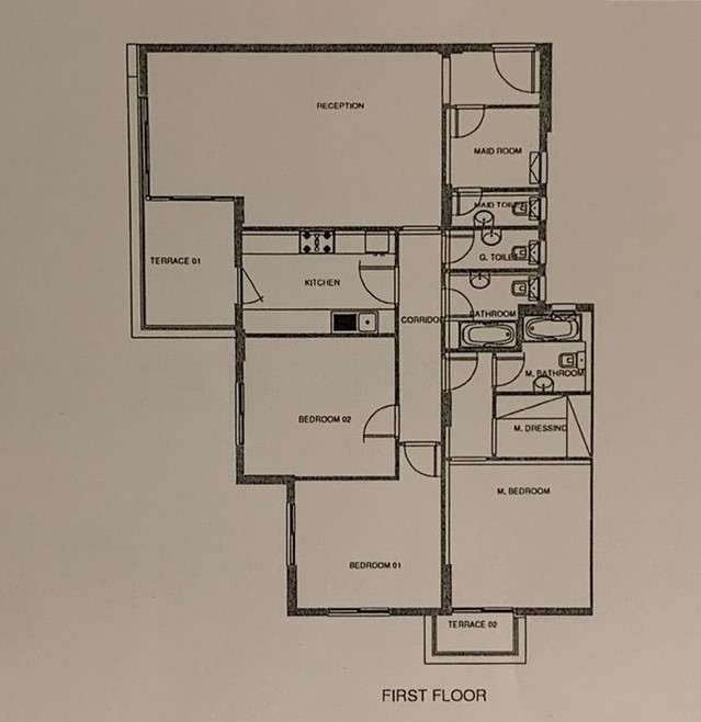 Floor plan for apartment at Mountain View iCity October