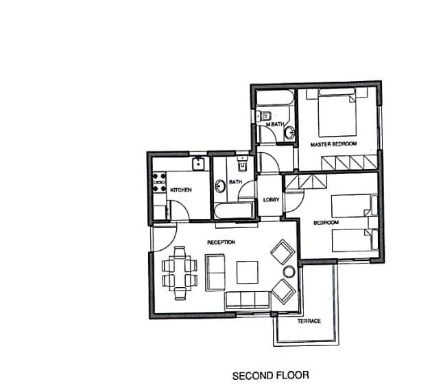 Floor plan for apartment at Mountain View iCity October