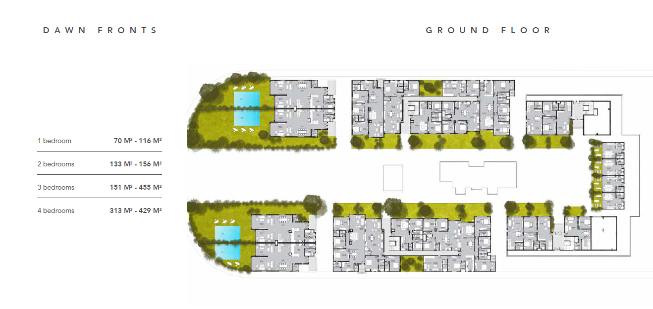 Floor plan for chalet at Direction White