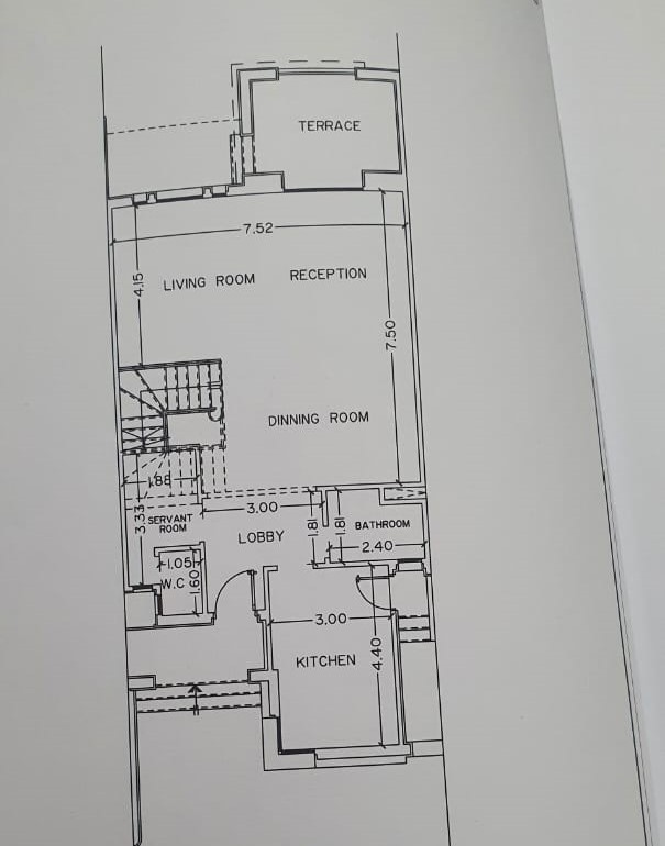 Floor plan for townhouse at La Fontaine Province