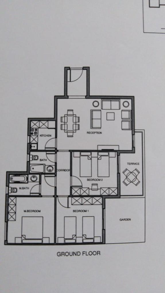 Floor plan for apartment at Mountain View iCity October