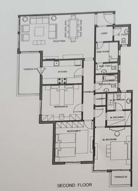 Floor plan for apartment at Mountain View iCity October