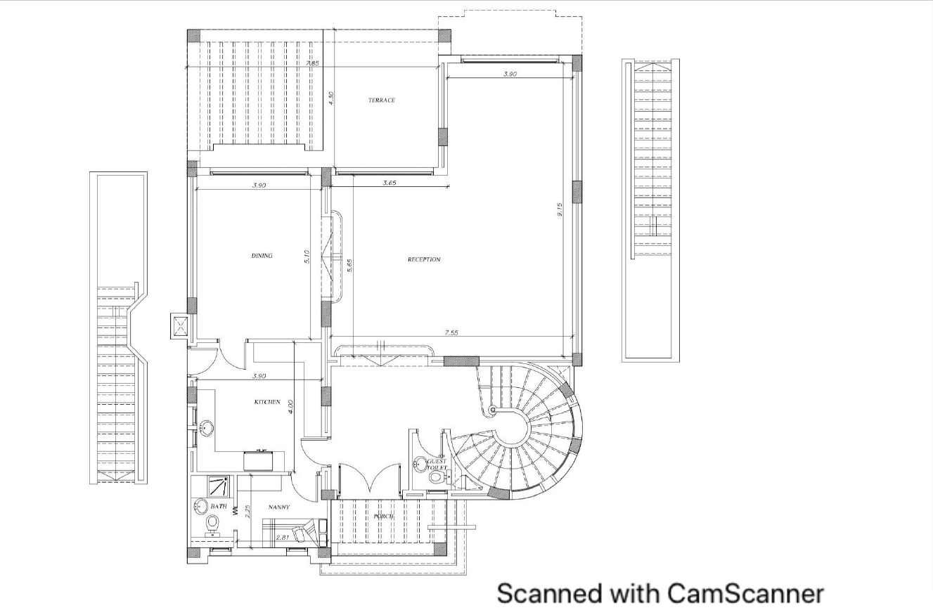 Floor plan for villa at Woodville