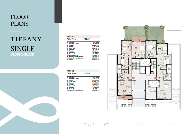 Floor plan for apartment at Mazarine