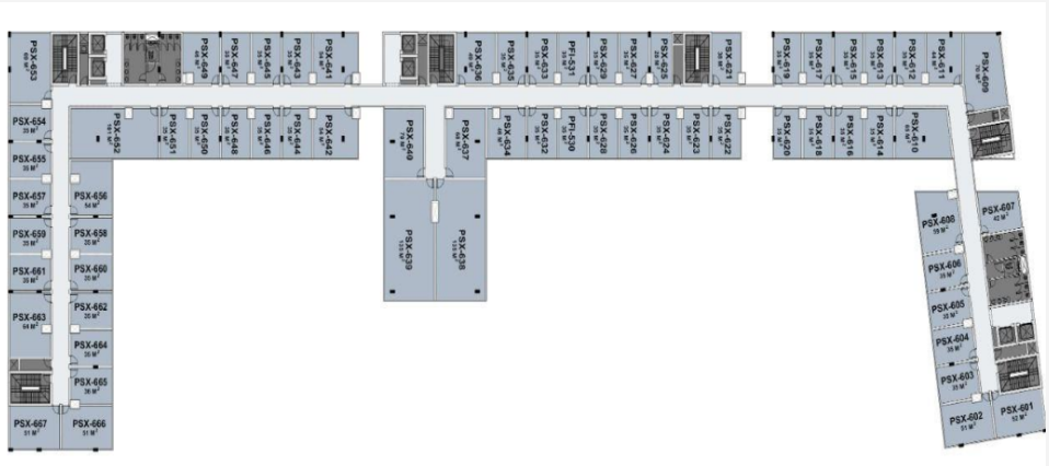 Floor plan for  at The Loft Plaza
