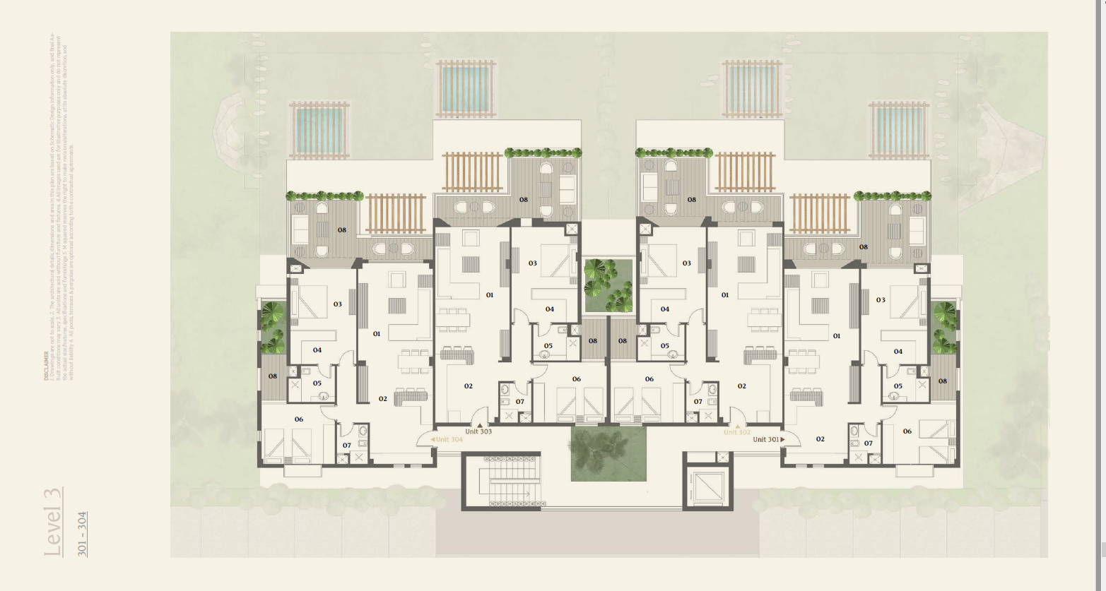 Floor plan for apartment at El Masyaf