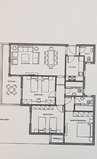 Floor plan for apartment at Mountain View iCity October