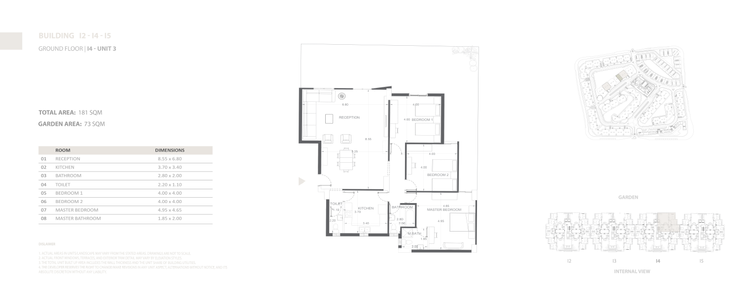 Floor plan for apartment at Venia