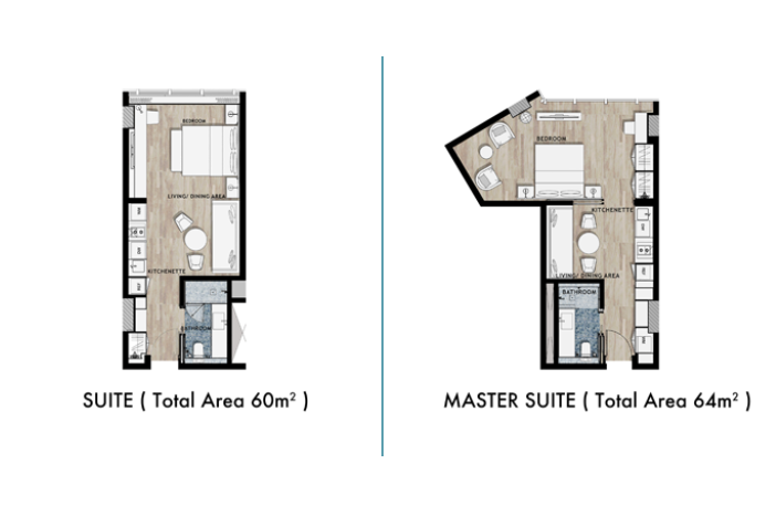Floor plan for apartment at Oaks Egypt