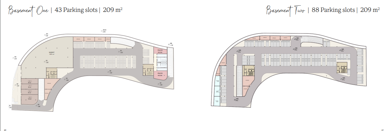 Floor plan for  at The HUB  Waterway New Cairo