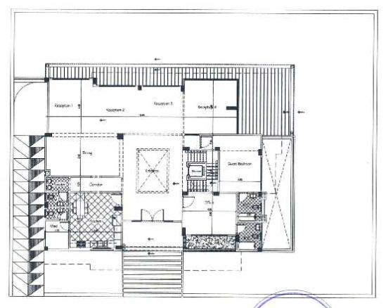 Floor plan for villa at Midtown Solo
