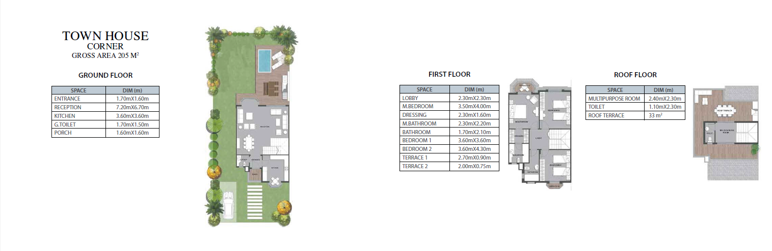 Floor plan for townhouse at Mountain View Chillout Park
