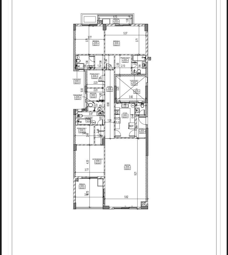 Floor plan for apartment at Swanlake Residences