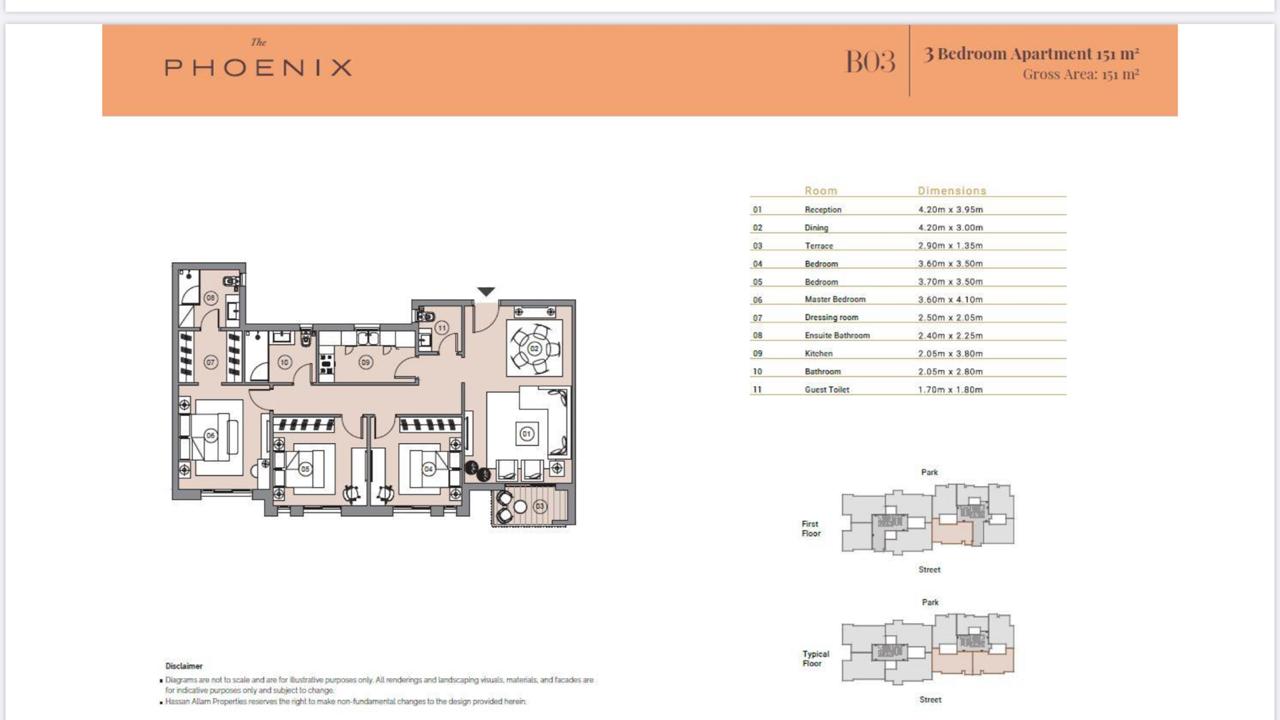 Floor plan for apartment at Swanlake Residences