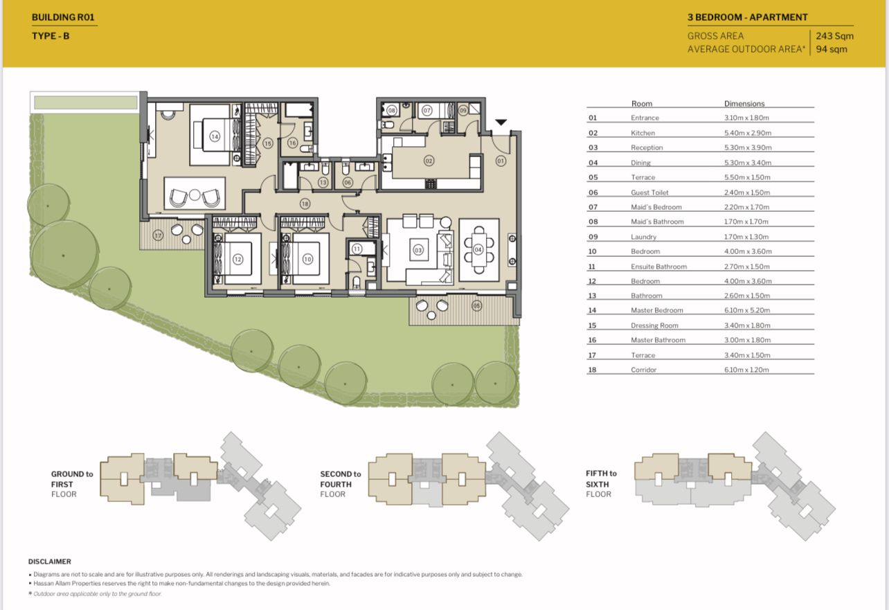 Floor plan for apartment at Swanlake Residences